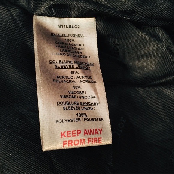 CHRISTIAN DIOR girls’ leather jacket gorgeous!! - Picture 7 of 8